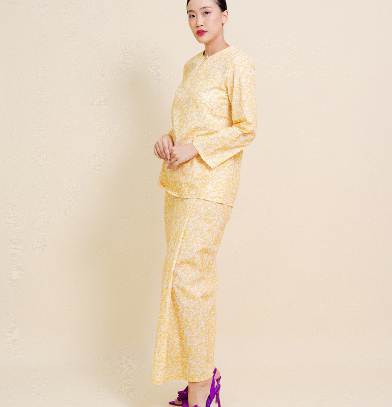 Clara Kurung in Yellow